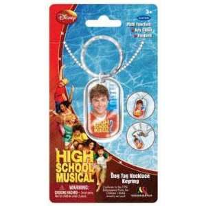  High School Musical Troy Dog Tag Keyring & Necklace Toys 