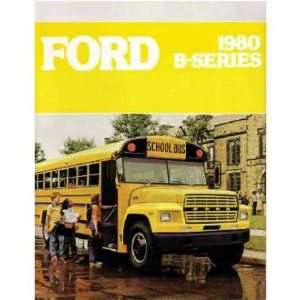  1980 FORD SCHOOL BUS CHASSIS Sales Folder Piece 