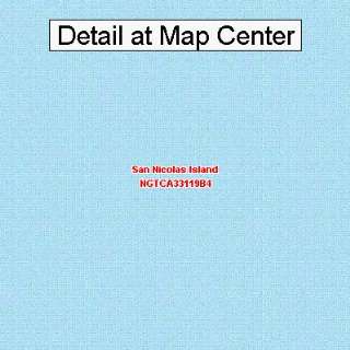  USGS Topographic Quadrangle Map   San Nicolas Island 