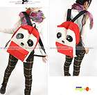 Unisex Trendy Cute Panda School Book Campus Bag Backpack 5 Colors 