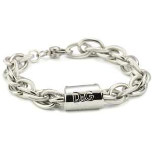  D&G Unisex Lover Stainless Steel seal bracelet Jewelry