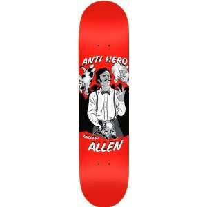  Anti Hero Allen Jerk Deck 7.9 Skateboard Decks Sports 
