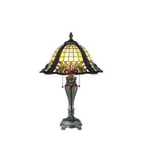  RAM Lighting 62 18TL Sarum Tiffany Bronze Table Lamp: Home 