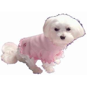   : Hip Doggie HD 2PHR Heart Ruffle Dog Tee in Pink Size: Medium: Baby