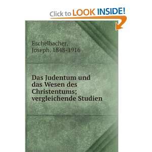  Das Judentum und das Wesen des Christentums; vergleichende 