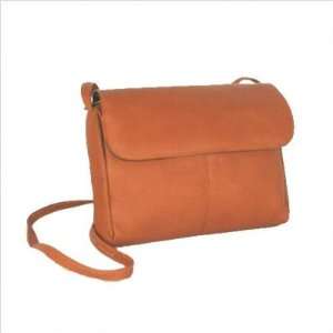David King 521 Petite Flap Front Handbag Color Tan