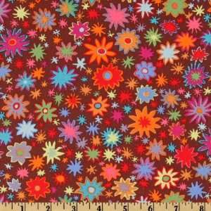 Wide Kaffe Fassett Star Flower Prune Fabric By The Yard: kaffe_fassett 