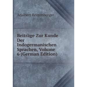   German Edition) (9785874862961) Adalbert Bezzenberger Books