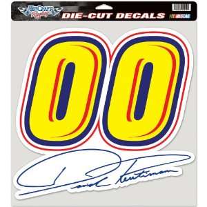  NASCAR David Reutimann 12 by 12 Die Cut Decal Sports 