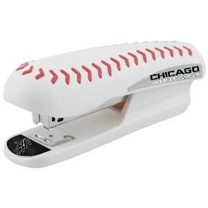   Chicago White Sox White Pro Grip Baseball Stapler