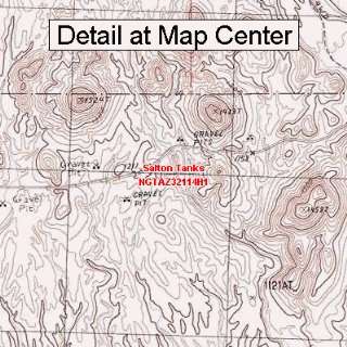  USGS Topographic Quadrangle Map   Salton Tanks, Arizona 