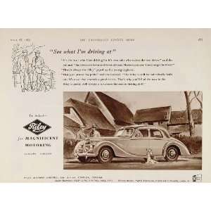   Ad Vintage Riley Saloon Automobile British Car   Original Print Ad