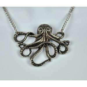   Octopus Necklace Gothic Jewelry H.P. Lovecraft Occult Horror Pendant
