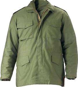 DELUXE OLIVE DRAB NYCO MILITARY M 65 FIELD JACKET NEW  