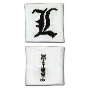  Death Note: Sweatband Wristband   L Symbol Logo (Cosplay 