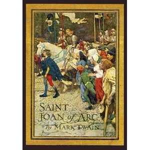  Vintage Art Saint Joan of Arc   Giclee Fine Art Canvas 