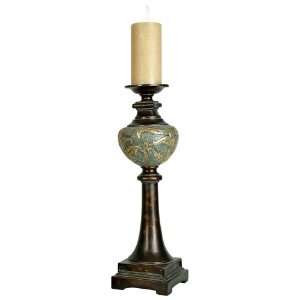  Green and Gold Ambrose 20 High Decorative Candlestick 