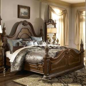   Aico Furniture Venetian II Poster Bed N68 28 pstr bed: Home & Kitchen