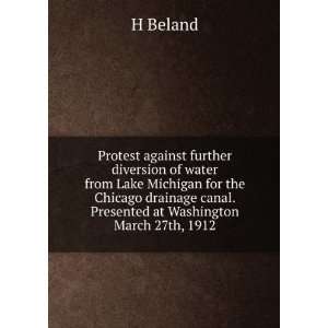  Protest against further diversion of water from Lake Michigan 