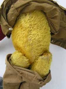   1912 Early American Teddy Bear Roosevelt Roughrider outfit 15 mohair