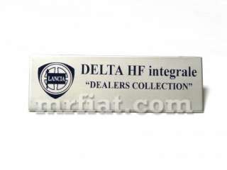 Lancia Delta HF Integrale Dealers Collection 102 x 33 mm Emblem New