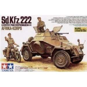  SdKfz 222 w/DKW NZ350 Motorcycle North African Campaign 1 