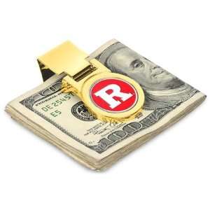  Rutgers Scarlet Knights NCAA Gold Money Clip Sports 