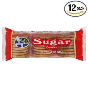 Little Dutch Maid Sugar Cookie, 12 Ounce (Pack of 12):  