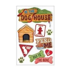  Paper House Pet 3 D Stickers Dog; 3 Items/Order: Arts 