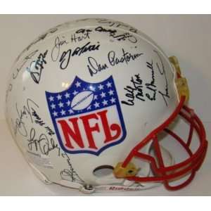  30 Quarterbacks SIGNED NFL Proline Helmet UNITAS GRAHAM 