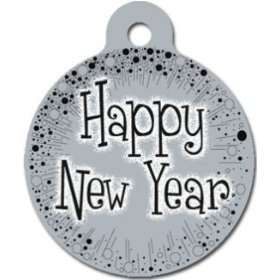  Happy New Year   Custom Pet ID Tag for Cats and Dogs   Dog 