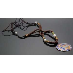  Exotic Chinese Cloisonn Necklace