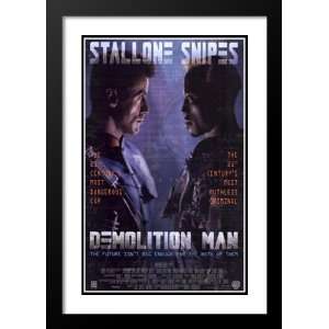  Demolition Man 32x45 Framed and Double Matted Movie Poster 