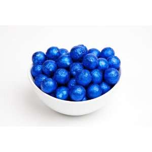 Royal Blue Foiled Milk Chocolate Balls (5 Pound Bag)