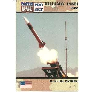 Desert Storm MILITARY ASSET M1M 104 PATRIOT Card #214