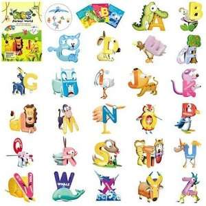  ABC Animal World Series 3D Paper Model Toys & Games