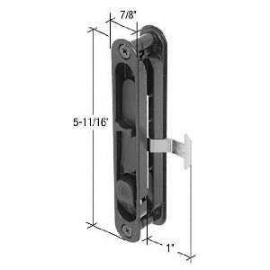  CRL Black Sliding Screen Door Latch and Pull with 2 5/8 