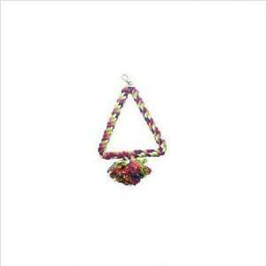   Cage Co. HB46428 Multi Color Triangle Rope Swing