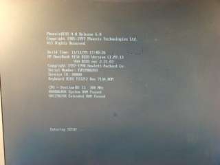 HP OMNIBOOK 4150 Laptop Computer Notebook PII 300MHZ 128MB For Parts 