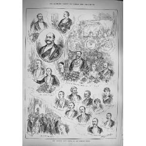  1884 Beaufort Hunt Dinner Mansion House Goldney Long
