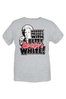  Betty White Nobody Mess T Shirt Clothing