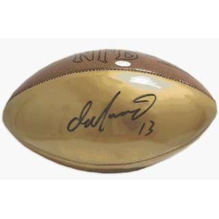 Dan Marino Autographed Ball   Gold Panel  Sports 