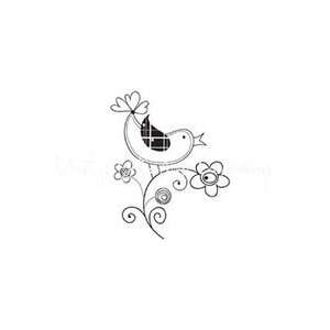  Unity Stamp Itty Bitty Unmounted Rubber Stamp chirp Chirp 