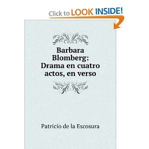 Barbara Blomberg Drama en cuatro actos, en verso 