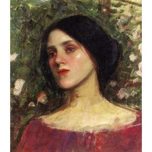   William Waterhouse   32 x 36 inches   The Rose Bower
