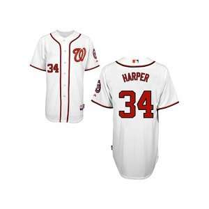 Washington Nationals Authentic Bryce Harper Home Cool Base Jersey 