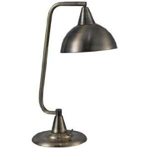  Kenroy Hanger Antique Brass Finish Desk Lamp: Home 