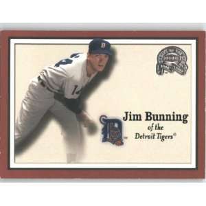  2000 Fleer Greats of the Game #42 Jim Bunning   Detroit 