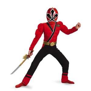    Red Samurai Power Ranger Classic Muscle Child Toys & Games