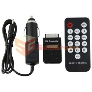 Wireless FM Transmitter+Car Adapter Charger for iPad 2  
